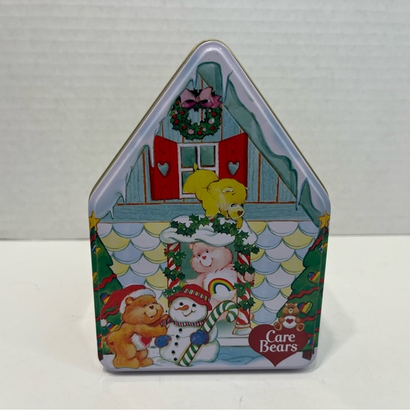 Care Bears Other - Care Bears Christmas Ornament Set of 3 Holiday Tin Carlton Cards 2002